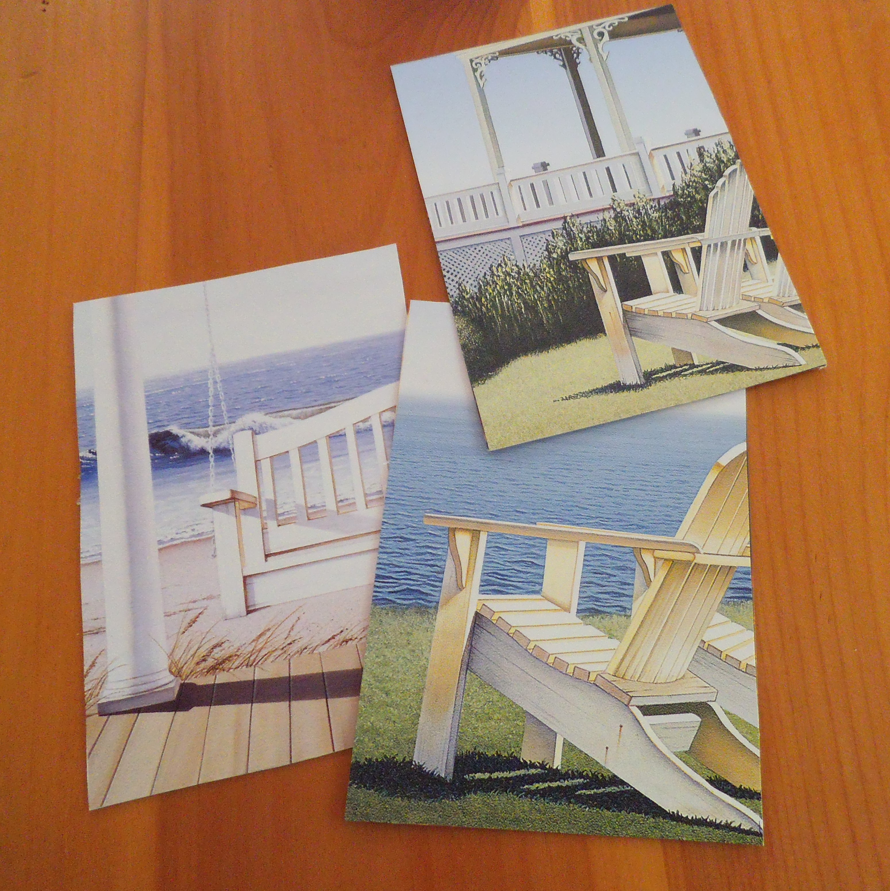 postcards made from calendar scenes